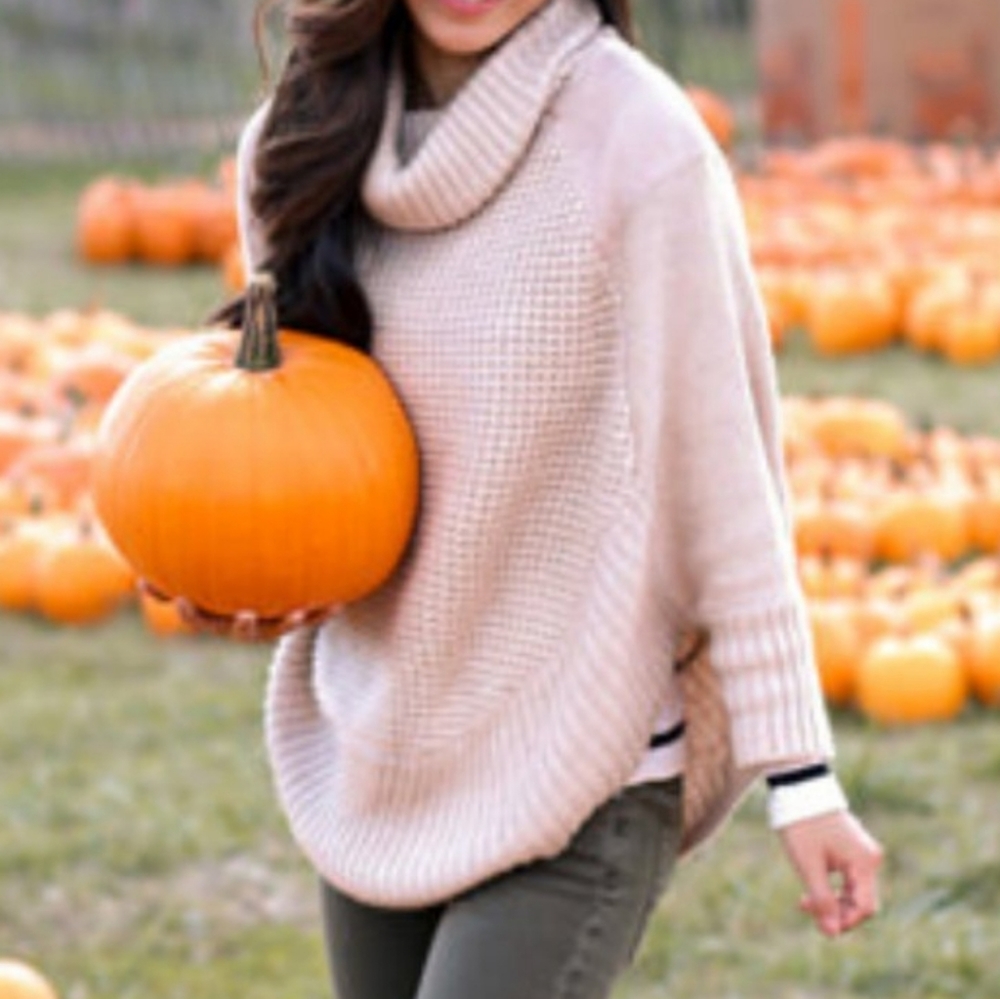 Maison Jules Poncho Sweater